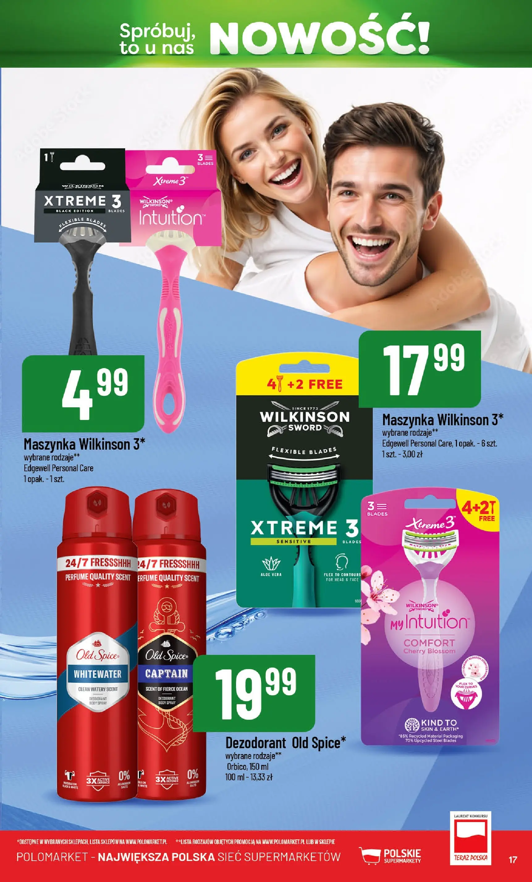 Nowa POLOmarket gazetka od jutra 13.03.2026 | Strona: 17 | Produkty: Body, Dezodorant