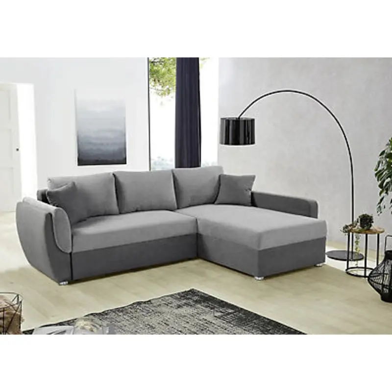 Ecksofa mit Bettfunktion und Bettkasten