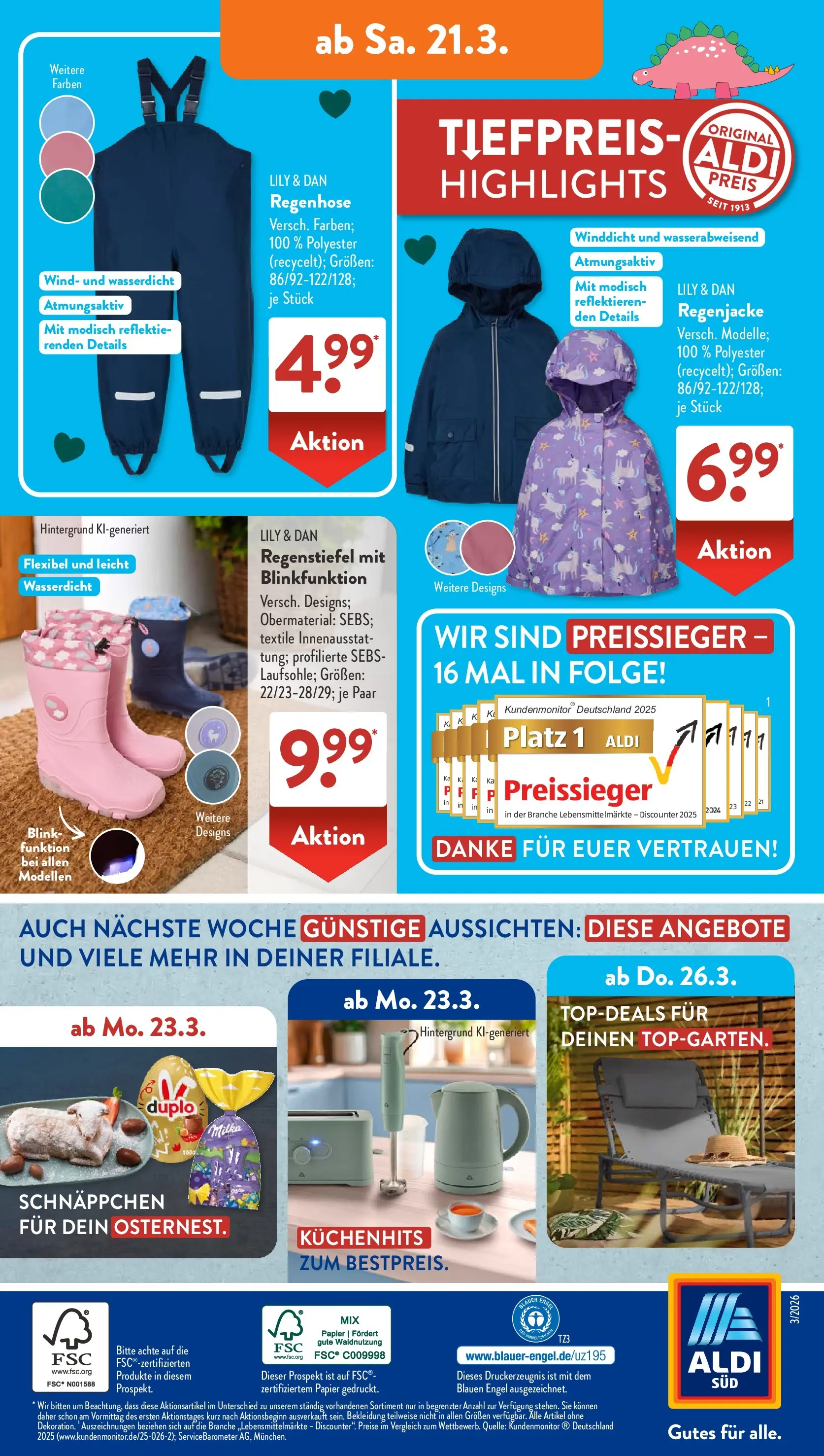 Aldi Süd - Aldi Süd: Wochenangebote (ab 15.03.2026) zum Blättern | Seite: 29