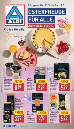 Aldi Wochenangebote ab 23.03.2026 gültig