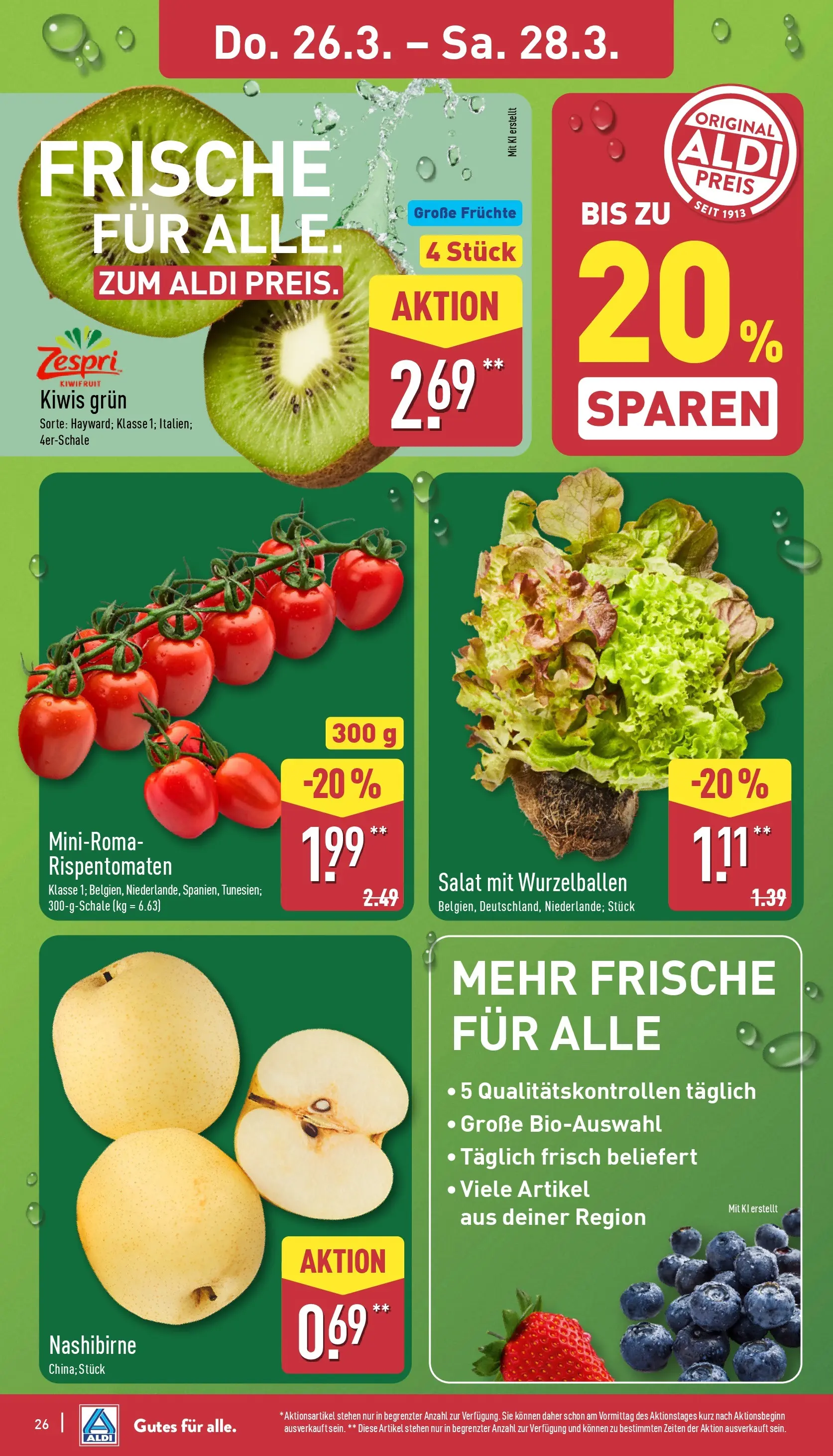 Aldi Wochenangebote (ab 23.03.2026) » Angebote Online | Seite: 30 | Produkte: Salat