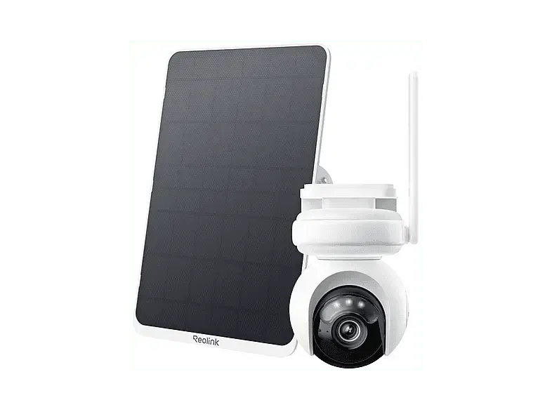 Reolink Series B660, &Uuml;berwachungskamera mit Solarpaneel (f&uuml;r Innen + Au&szlig;en, Nachtsichtfunktion, Solar, wei&szlig;)