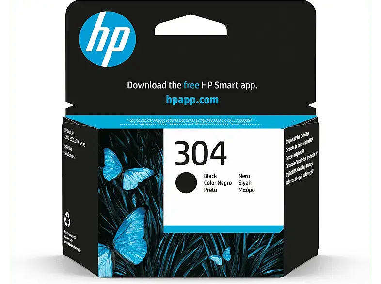 HP Nr. 304, schwarz (N9K06AE); Tintenpatrone