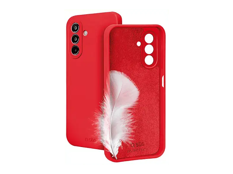 SBS TeinSTSAA17R Instinct Backcover, f&uuml;r Samsung A17, Rot; Handyh&uuml;lle