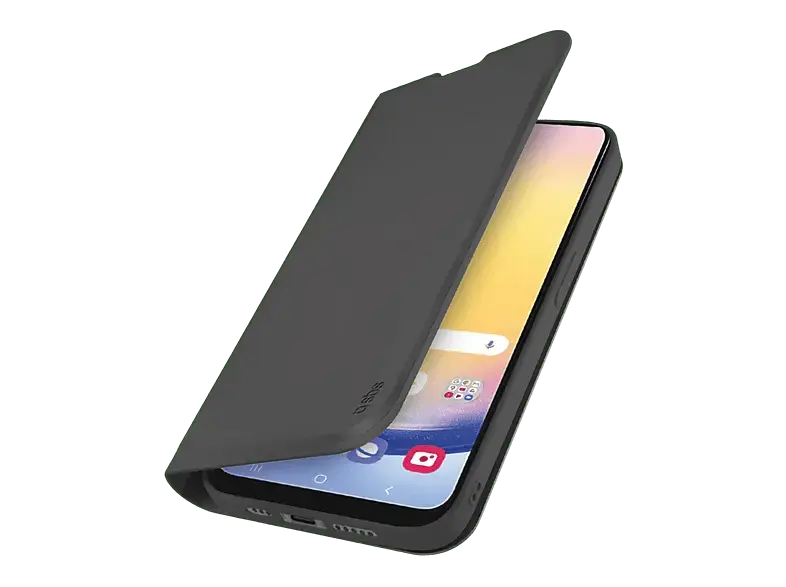 SBS TEWALSAA26K Klapph&uuml;lle mit St&auml;nder und Soft-Touch-Oberfl&auml;che Bookcover, f&uuml;r Samsung Galaxy A26, Schwarz; Handyh&uuml;lle