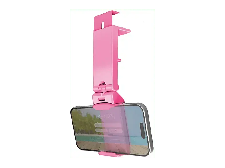 SBS 15347 Verstellbarer und kompakter Handyhalter f&uuml;r unterwegs, Pink