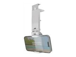 SBS 15323 Verstellbarer und kompakter Handyhalter f&uuml;r unterwegs, Wei&szlig;