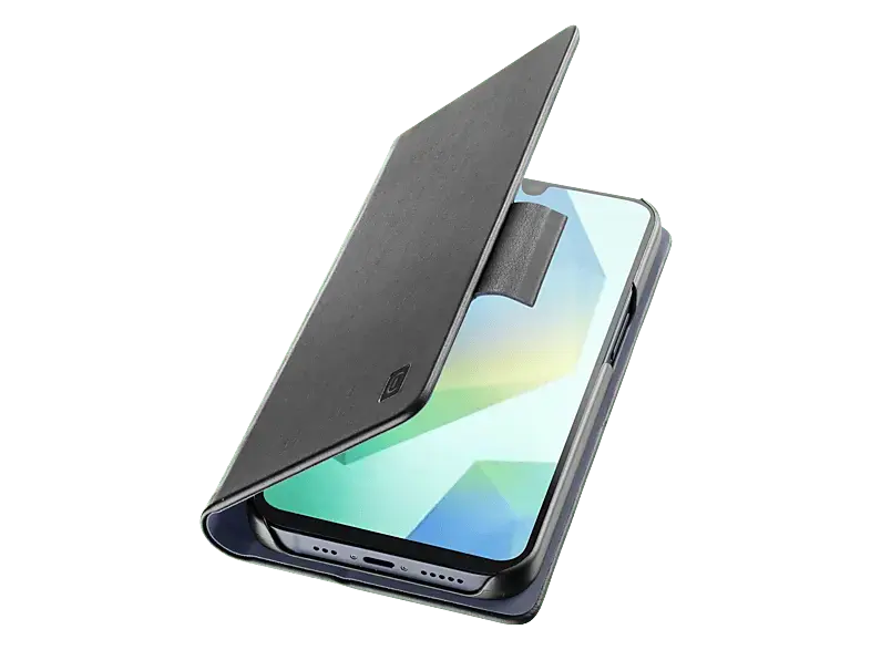 Cellular Line Book, Bookcover, f&uuml;r Samsung Galaxy A17, Schwarz; Schutzh&uuml;lle