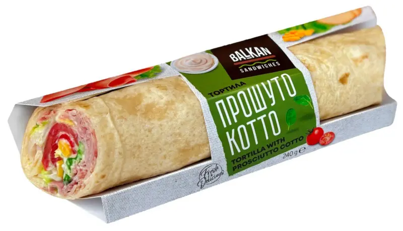 Balkan Тортила с прошуто котто