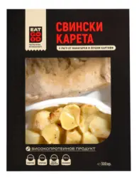 EAT GOOD Свински карета с манатарки и печени картофи