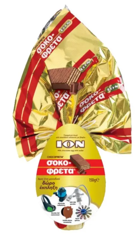 ION Шоколадово яйце различни видове