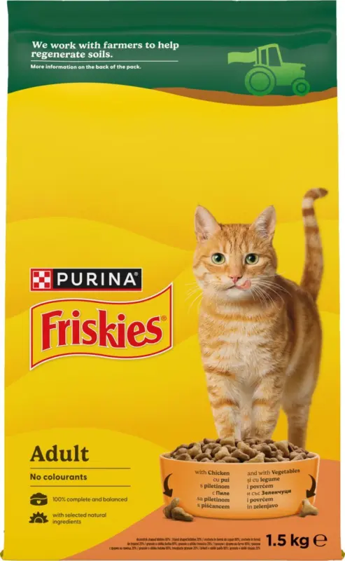 Friskies Суха храна за котки различни видове