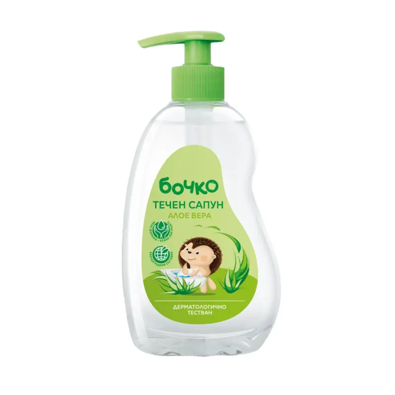 Бочко, Течен сапун за бебе Различни видове 410 мл.