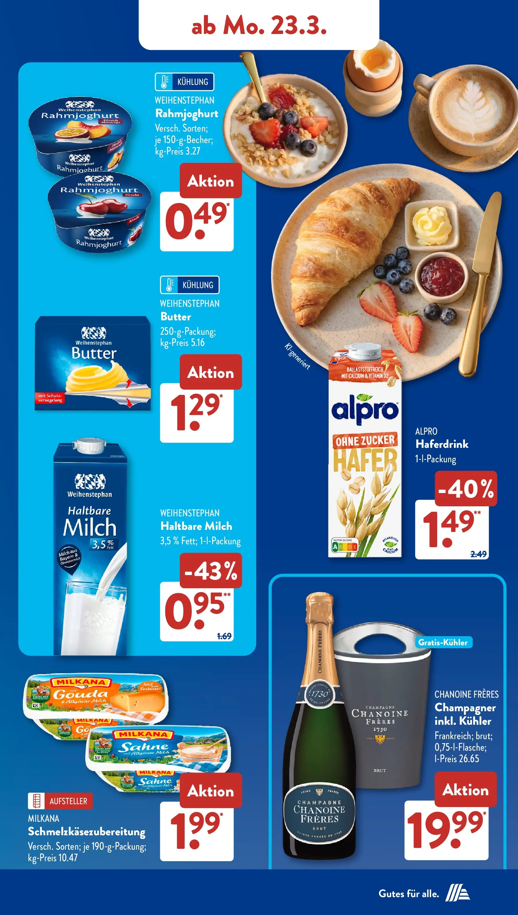 Aldi Süd - Aldi Süd: Wochenangebote (ab 22.03.2026) zum Blättern | Seite: 11 | Produkte: Milch, Milkana, Haltbare milch, Haferdrink