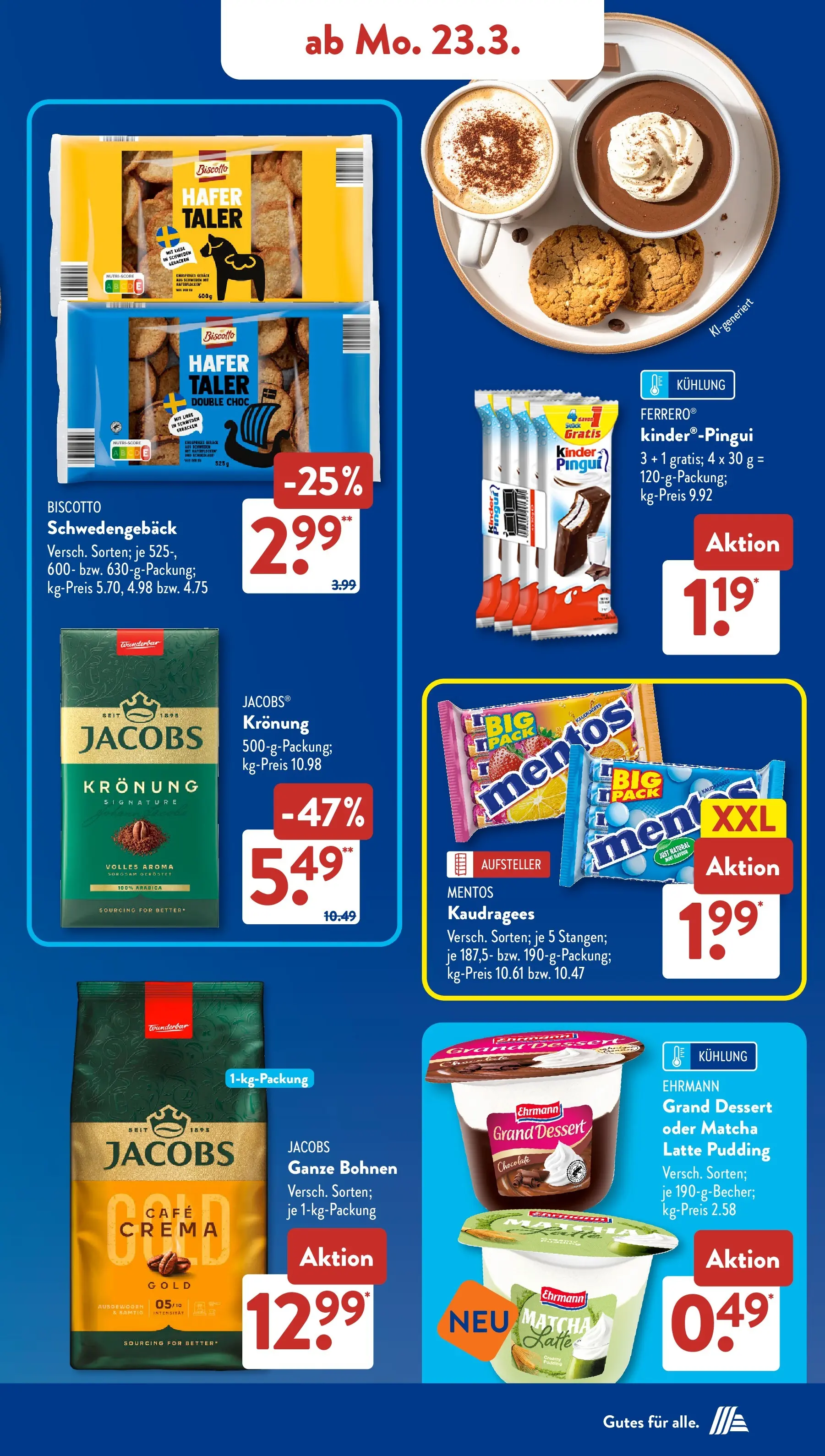 Aldi Süd - Aldi Süd: Wochenangebote (ab 22.03.2026) zum Blättern | Seite: 13 | Produkte: Ehrmann grand dessert, Pudding