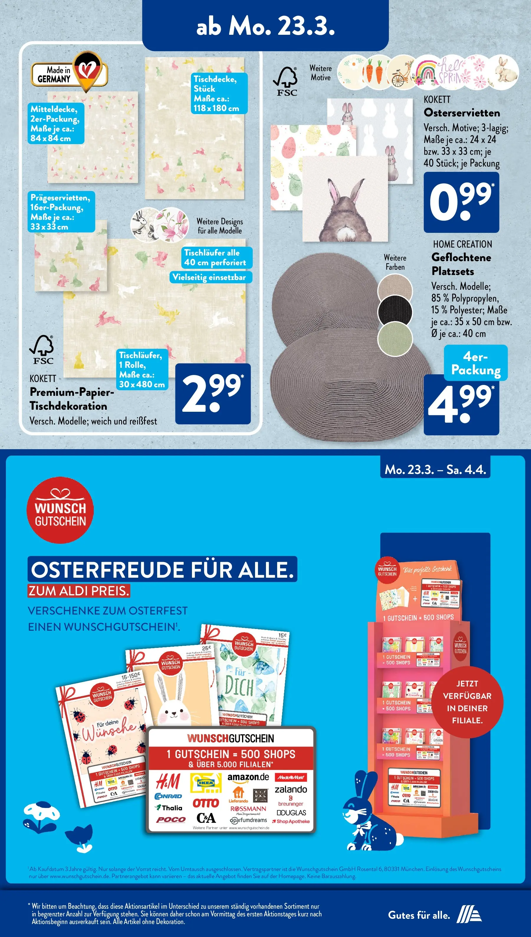 Aldi Süd - Aldi Süd: Wochenangebote (ab 22.03.2026) zum Blättern | Seite: 22 | Produkte: Home creation