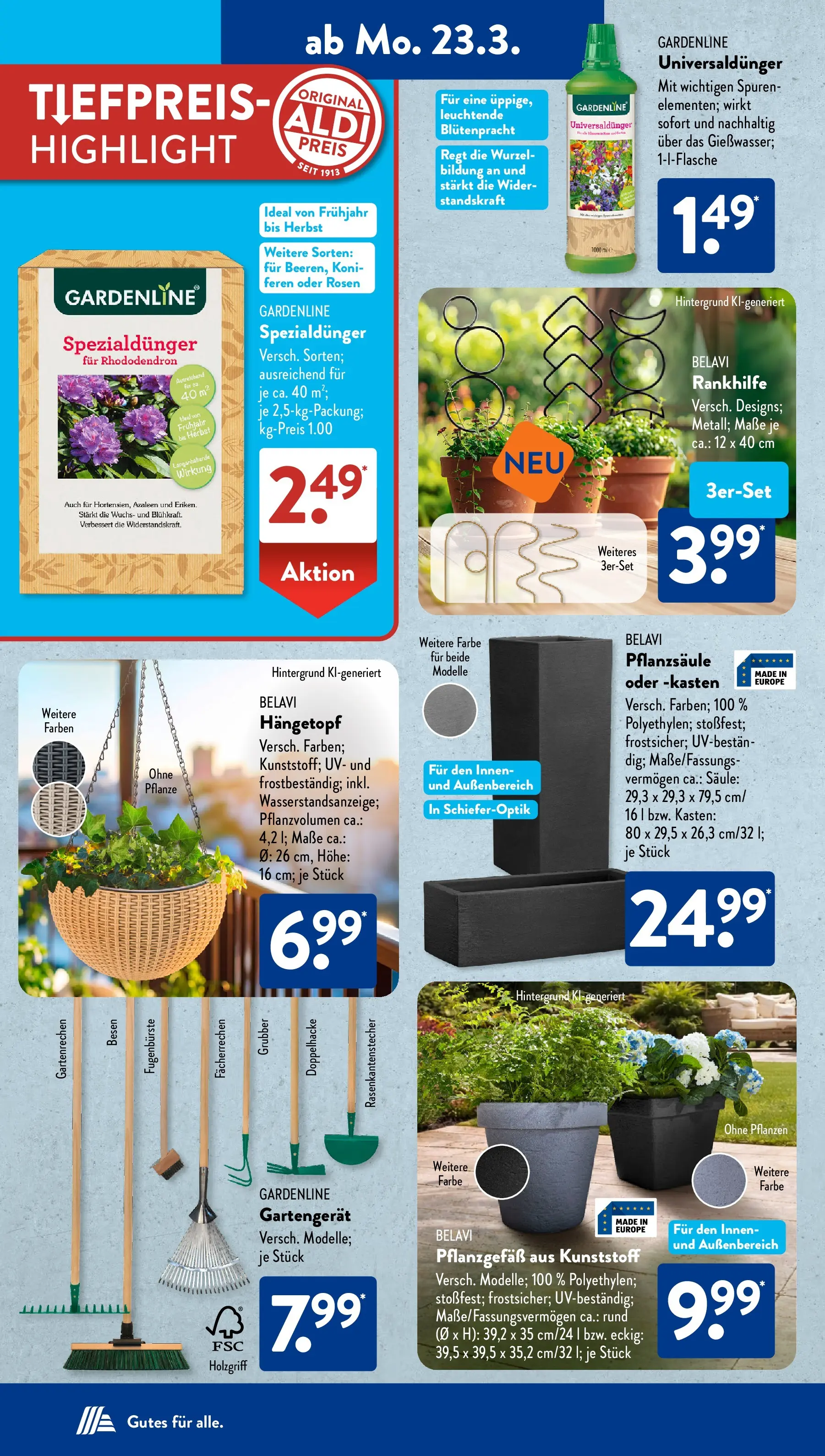 Aldi Süd - Aldi Süd: Wochenangebote (ab 22.03.2026) zum Blättern | Seite: 23 | Produkte: Belavi