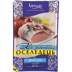 Heringsfilet nach Kosaken-Art in Sonnenblumen&ouml;l