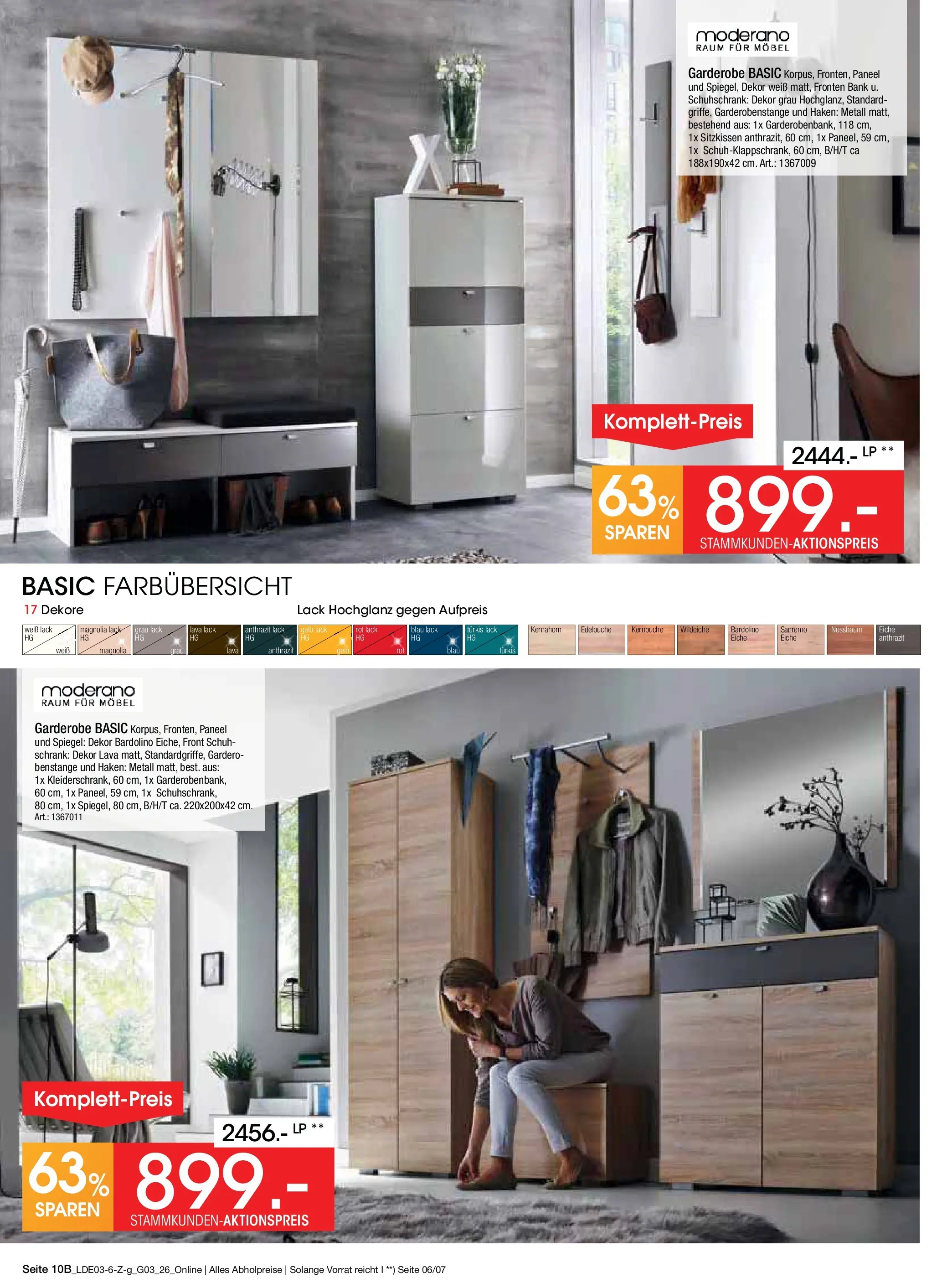 Zurbrüggen Bonus Sonder-Tage Unna (ab 15.03.2026) zum Blättern | Seite: 14 | Produkte: Schrank, Spiegel