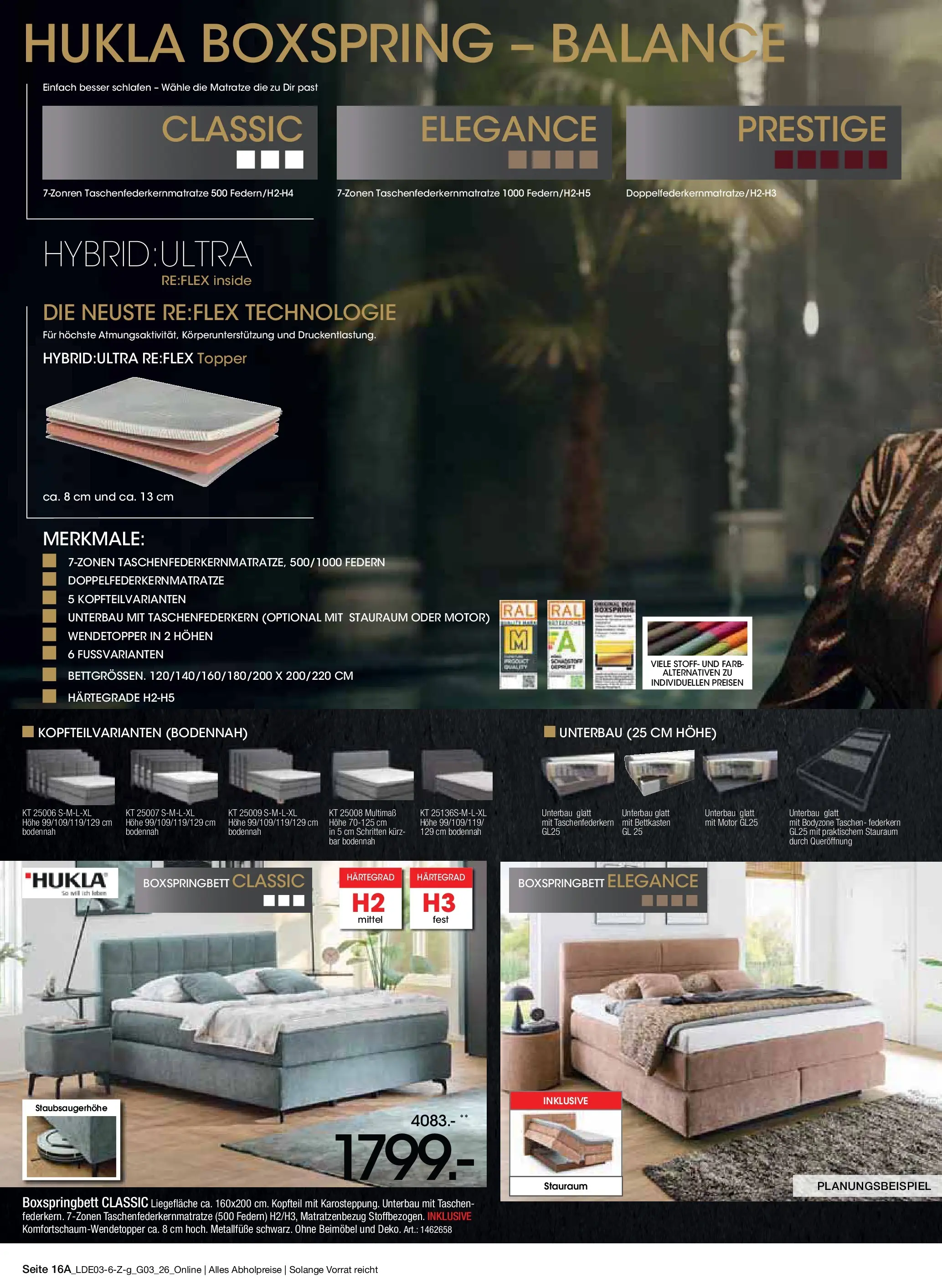 Zurbrüggen Bonus Sonder-Tage Unna (ab 15.03.2026) zum Blättern | Seite: 32 | Produkte: Matratze, Boxspringbett, Topper