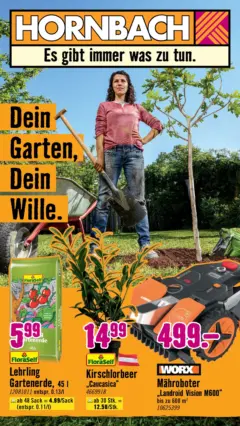 Hornbach Dein Garten, Dein Wille. ab 17.03.2026 gültig