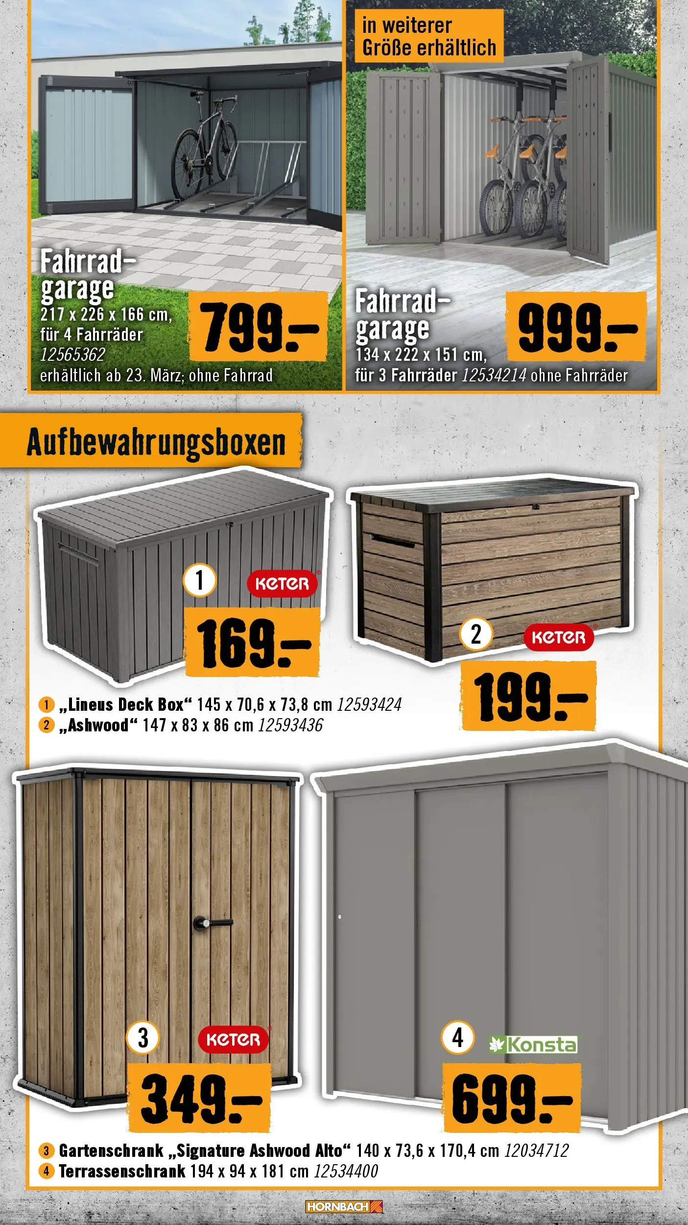 Hornbach Dein Garten, Dein Wille. von 17.03.2026 - Aktuelle Angebote | Seite: 39 | Produkte: Box