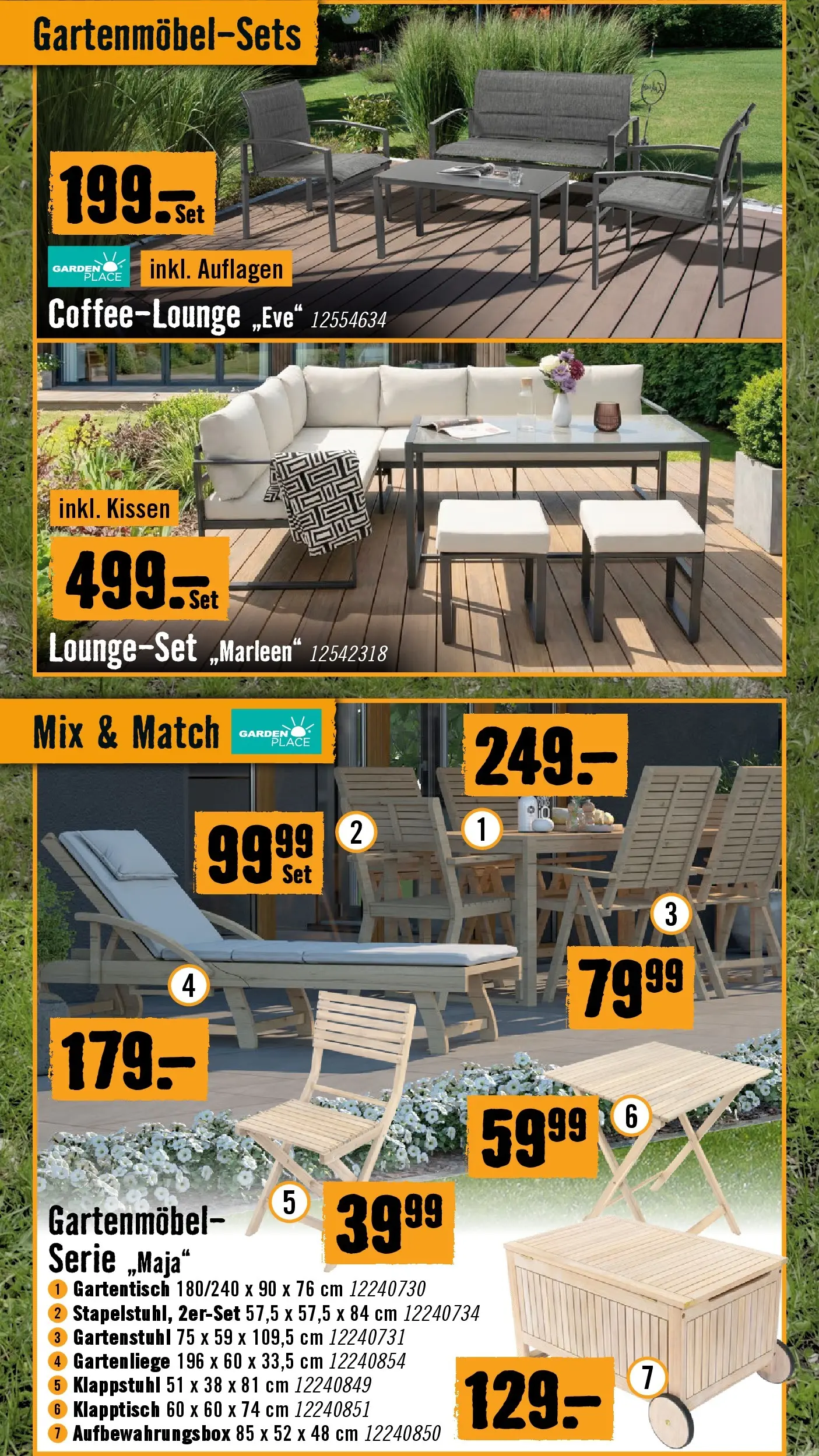Hornbach Dein Garten, Dein Wille. von 17.03.2026 - Aktuelle Angebote | Seite: 57 | Produkte: Kissen, Gartenmöbel