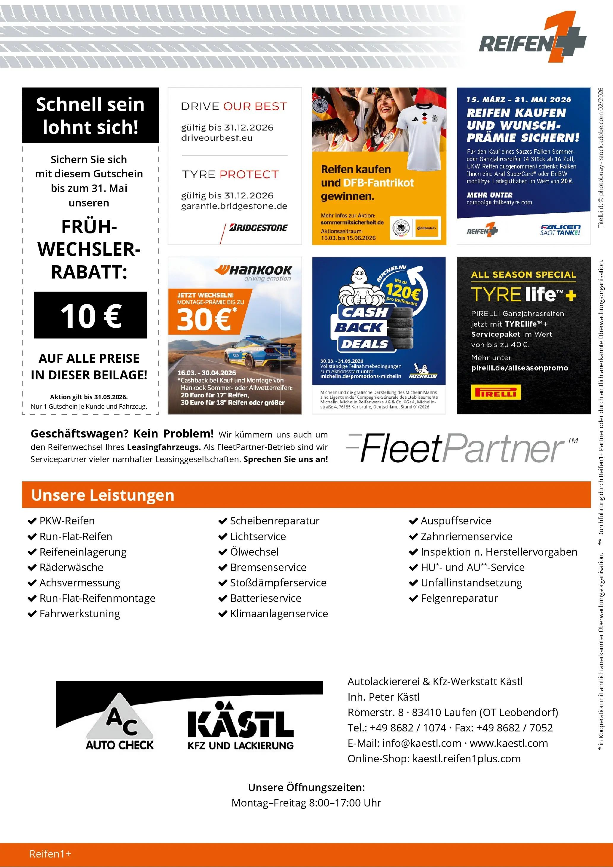 Angebote - Reifen1+: Saisonbeginn mit Top-Angeboten (ab 22.03.2026) zum Blättern | Seite: 4 | Produkte: Uhr