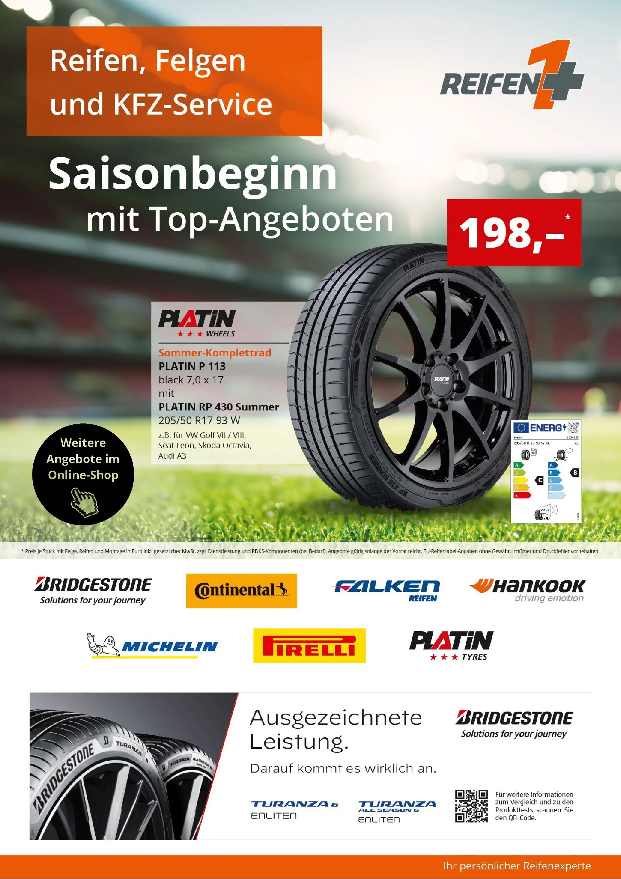 Angebote - Reifen1+: Saisonbeginn mit Top-Angeboten (ab 22.03.2026) zum Blättern | Seite: 1 | Produkte: Energy
