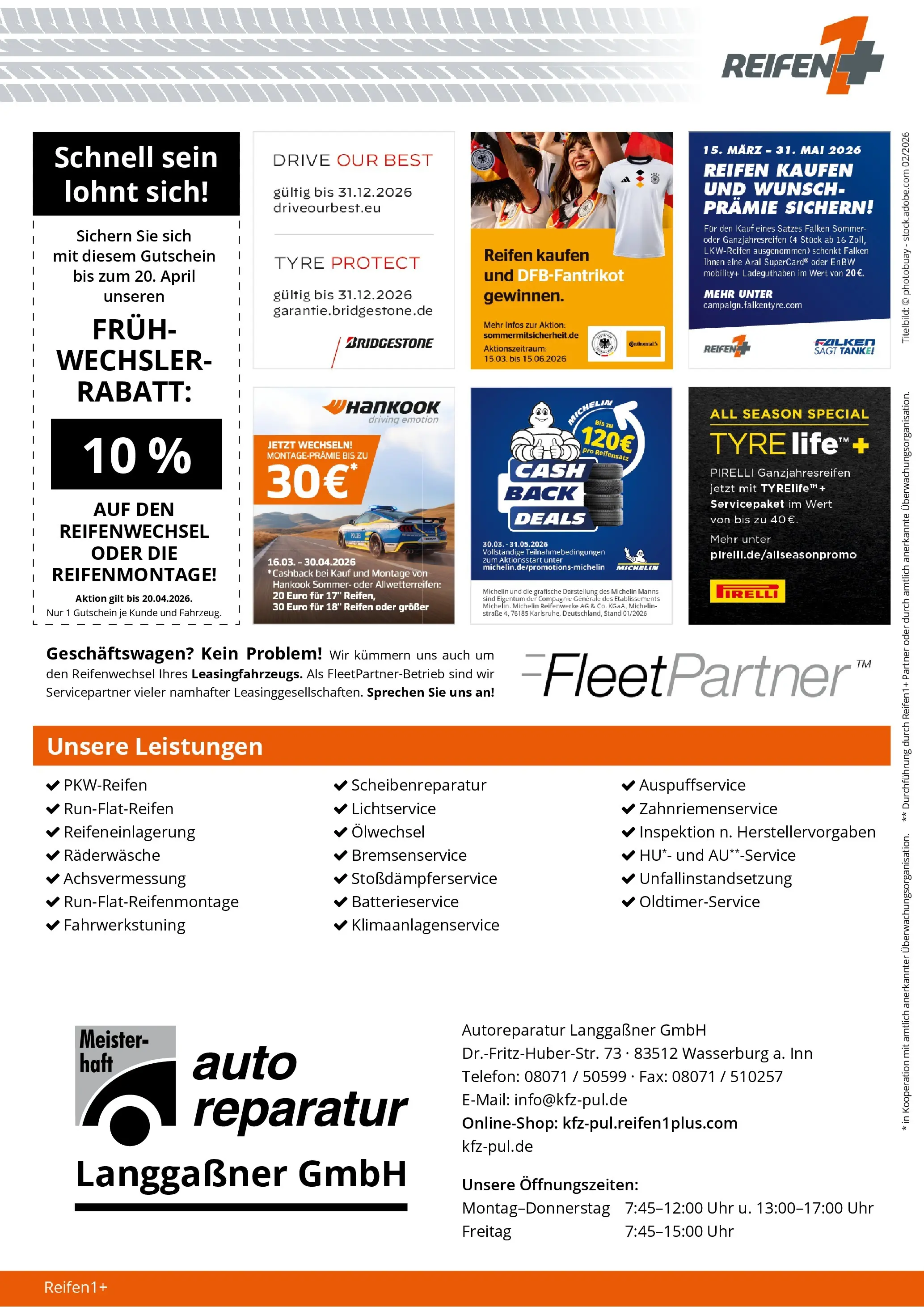 Angebote - Reifen1+: Saisonbeginn mit Top-Angeboten (ab 22.03.2026) zum Blättern | Seite: 4 | Produkte: Telefon, Uhr