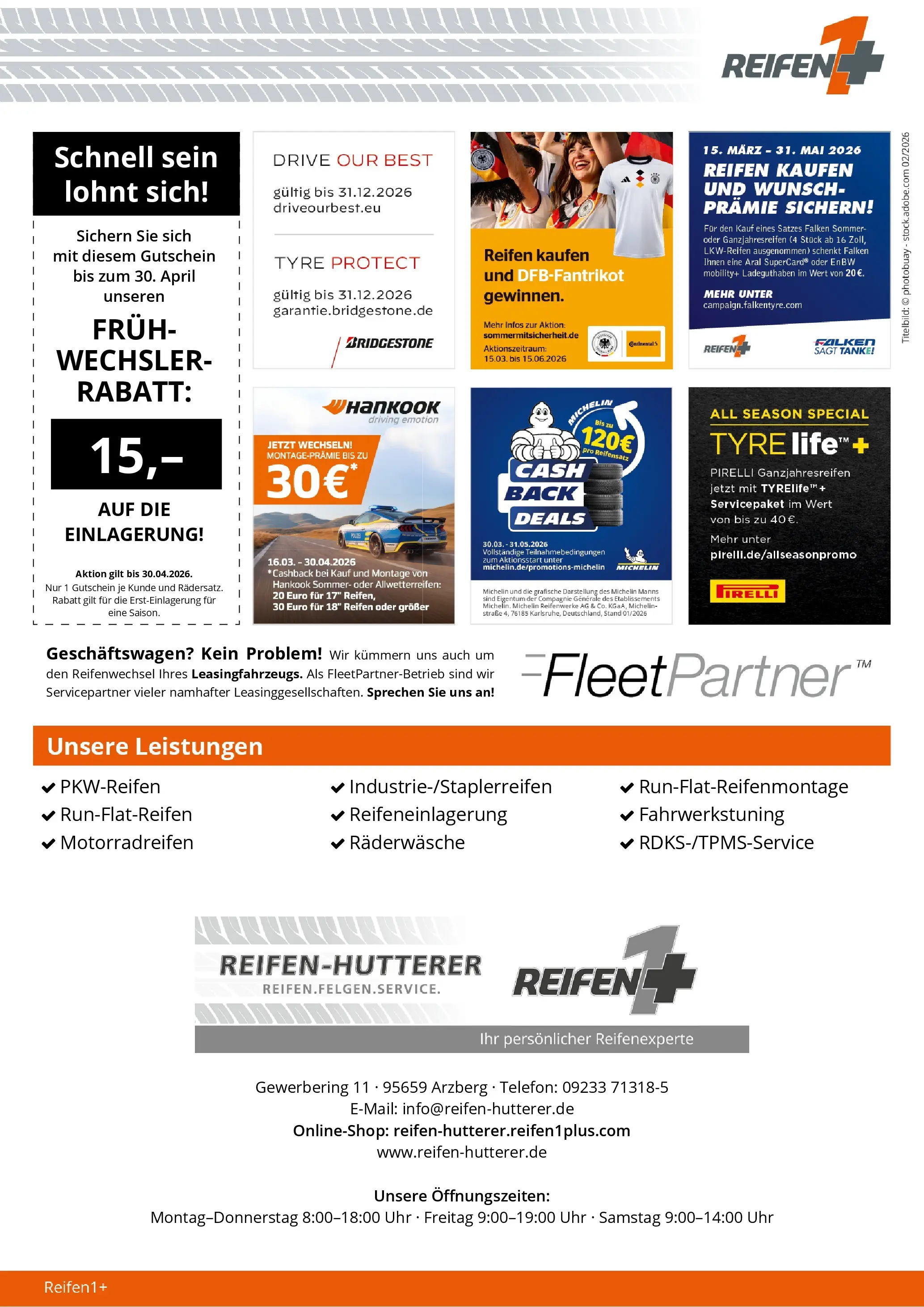 Angebote - Reifen1+: Saisonbeginn mit Top-Angeboten (ab 22.03.2026) zum Blättern | Seite: 4 | Produkte: Telefon, Uhr