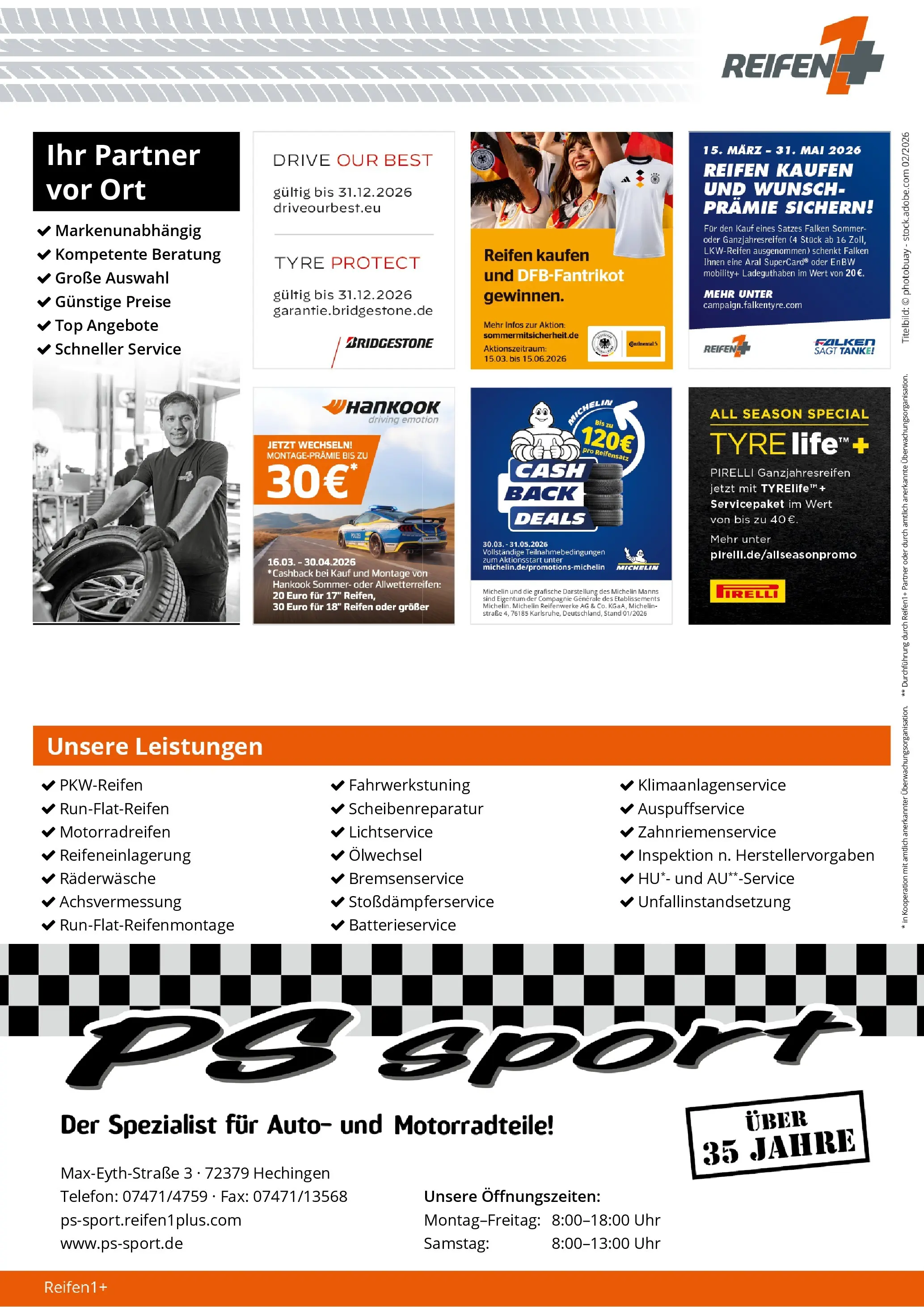 Angebote - Reifen1+: Saisonbeginn mit Top-Angeboten (ab 22.03.2026) zum Blättern | Seite: 4 | Produkte: Top, Telefon, Uhr