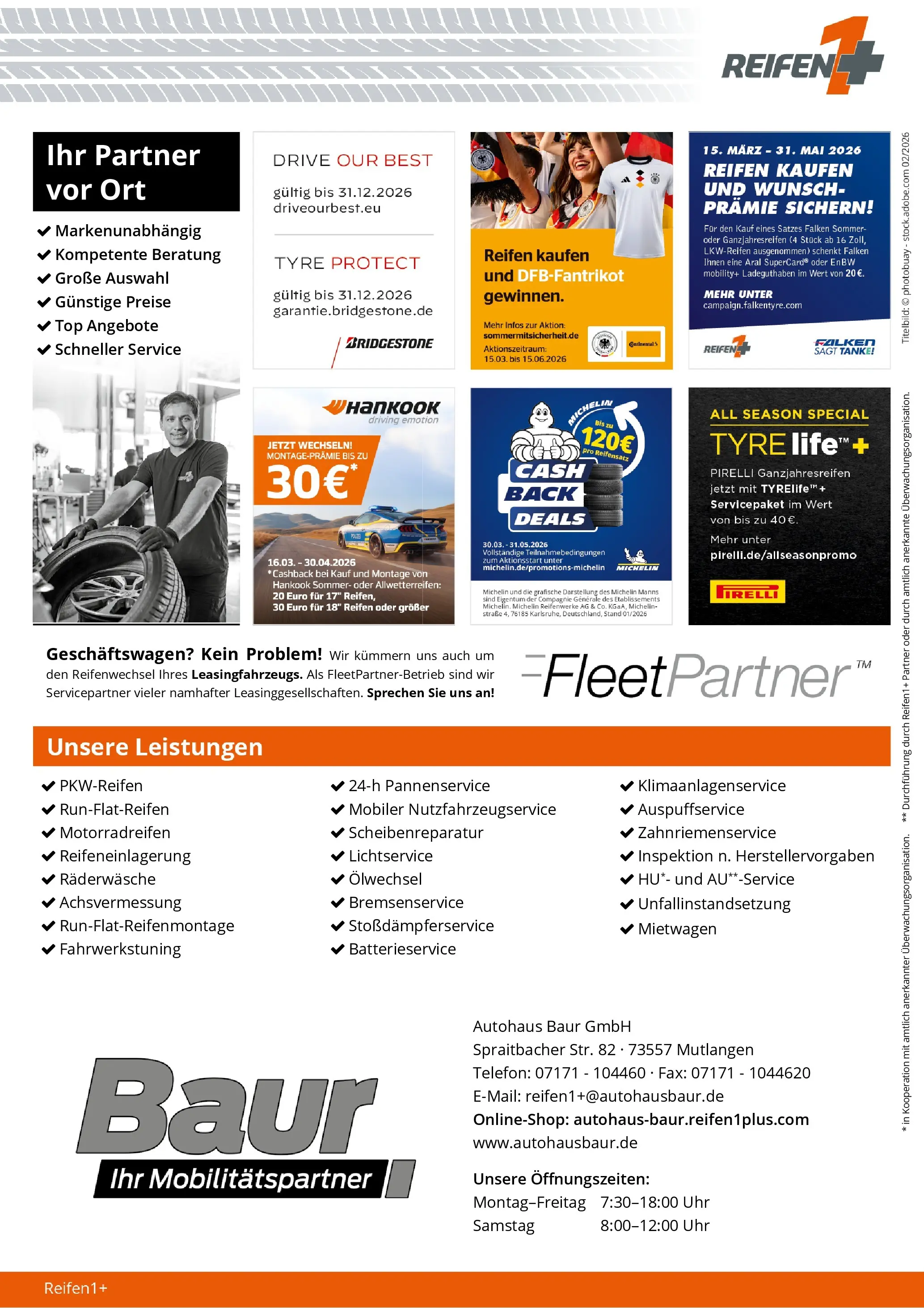 Angebote - Reifen1+: Saisonbeginn mit Top-Angeboten (ab 22.03.2026) zum Blättern | Seite: 4 | Produkte: Top, Telefon, Uhr
