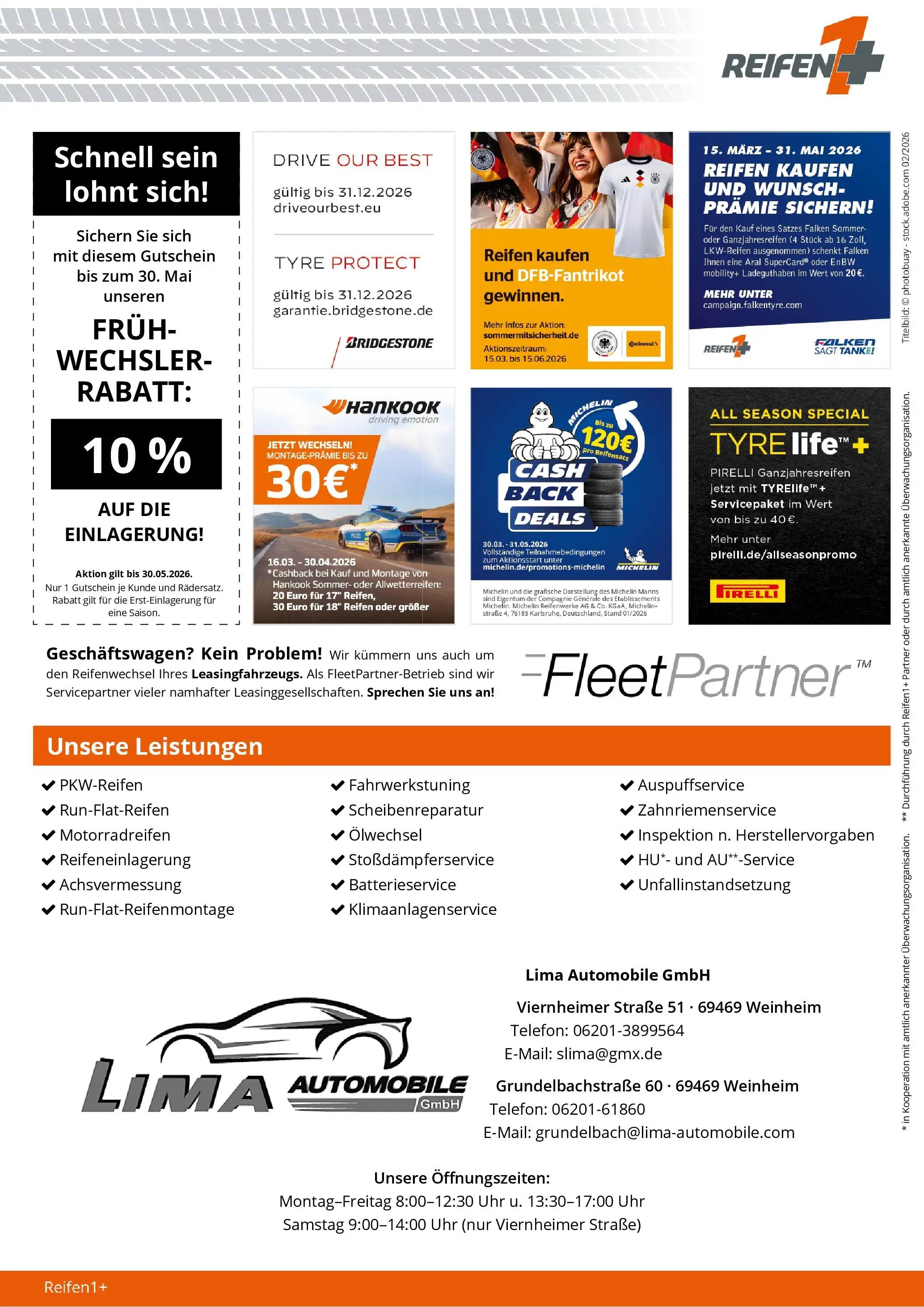 Angebote - Reifen1+: Saisonbeginn mit Top-Angeboten (ab 22.03.2026) zum Blättern | Seite: 4 | Produkte: Telefon, Uhr