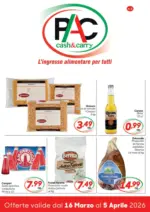 Pac Cash&Carry Offerte valide dal 16 marzo al 5 aprile 2026 - al 05.04.2026