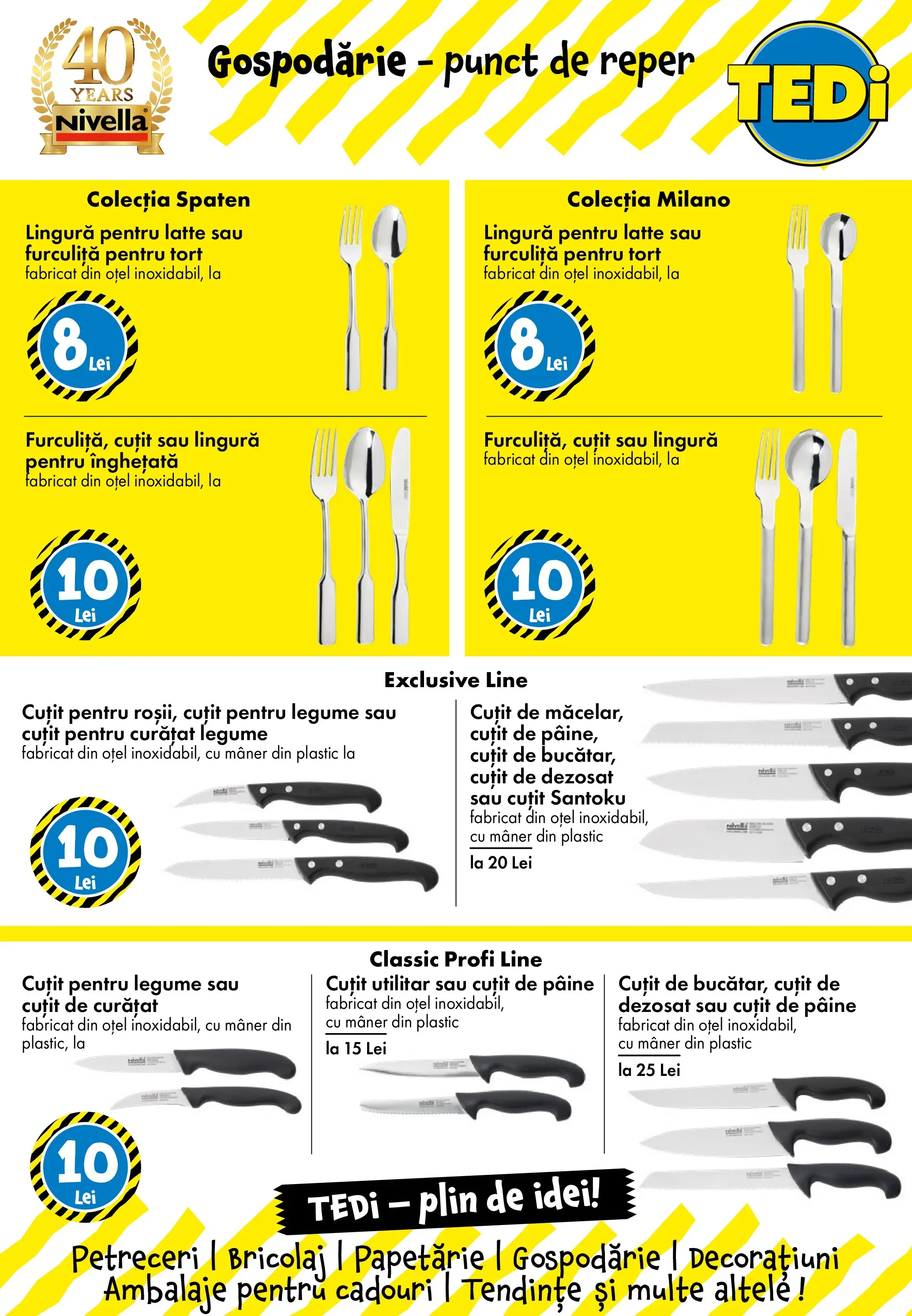 TEDi Catalog Drobeta-Turnu Severin - Oferta 17.03.2026 - 24.03.2026 | Pagină: 10 | Produse: Tort, Pâine, Înghețată, Legume