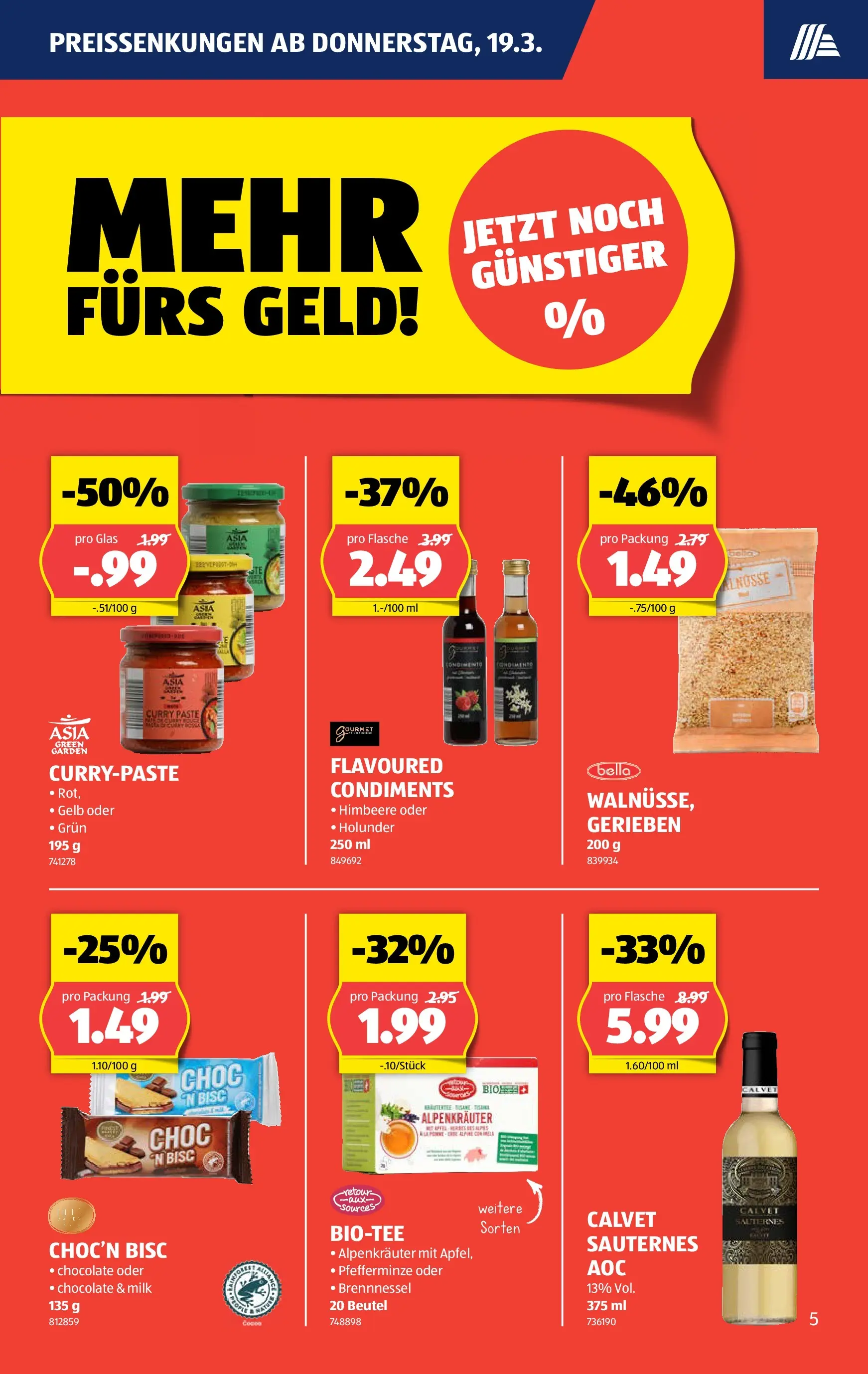 Aldi Aktionen (18.03.2026 - 26.03.2026) - Prospekt | Seite: 5 | Produkte: Himbeere