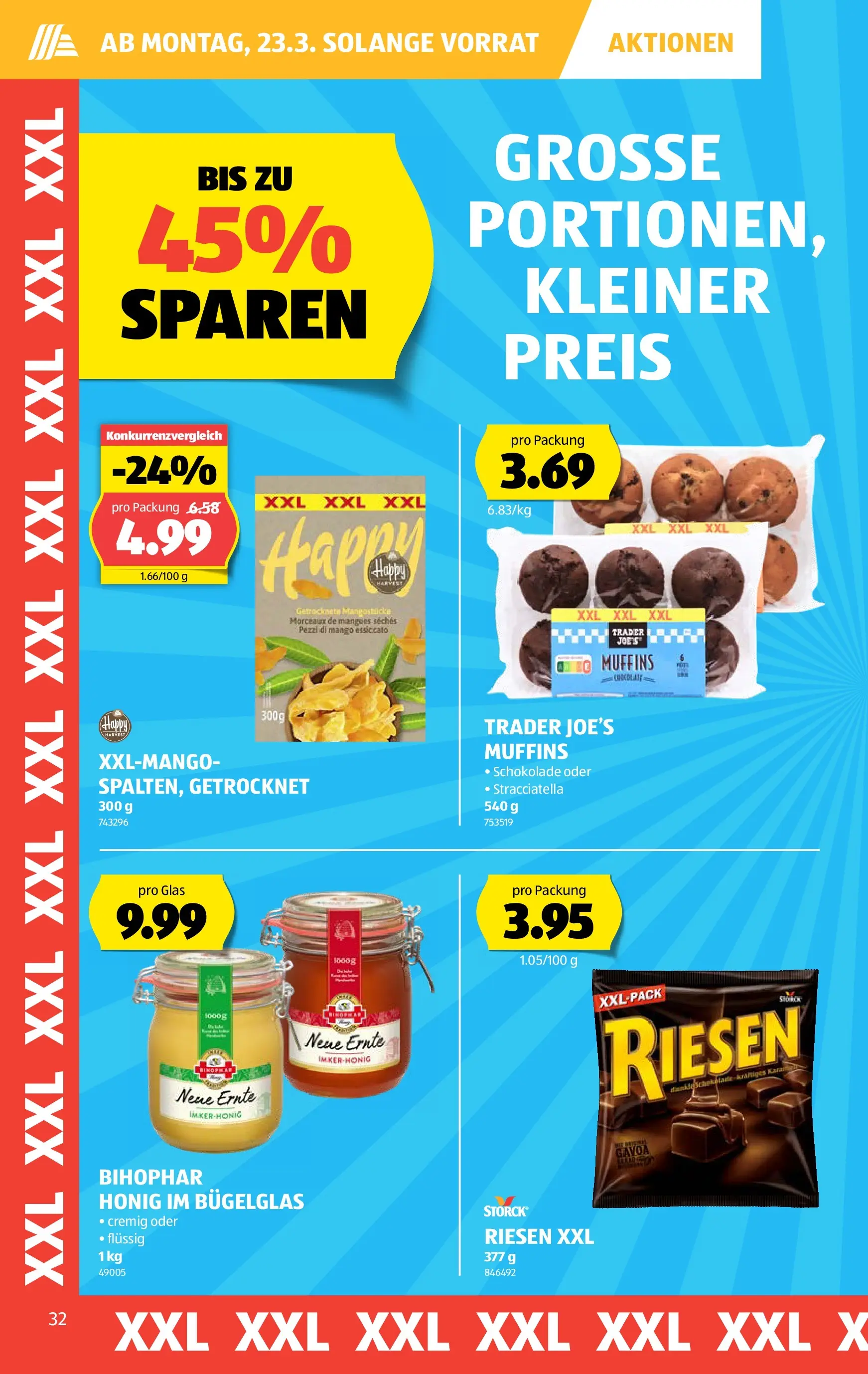 Aldi Aktionen (18.03.2026 - 26.03.2026) - Prospekt | Seite: 32 | Produkte: Schokolade, Mango