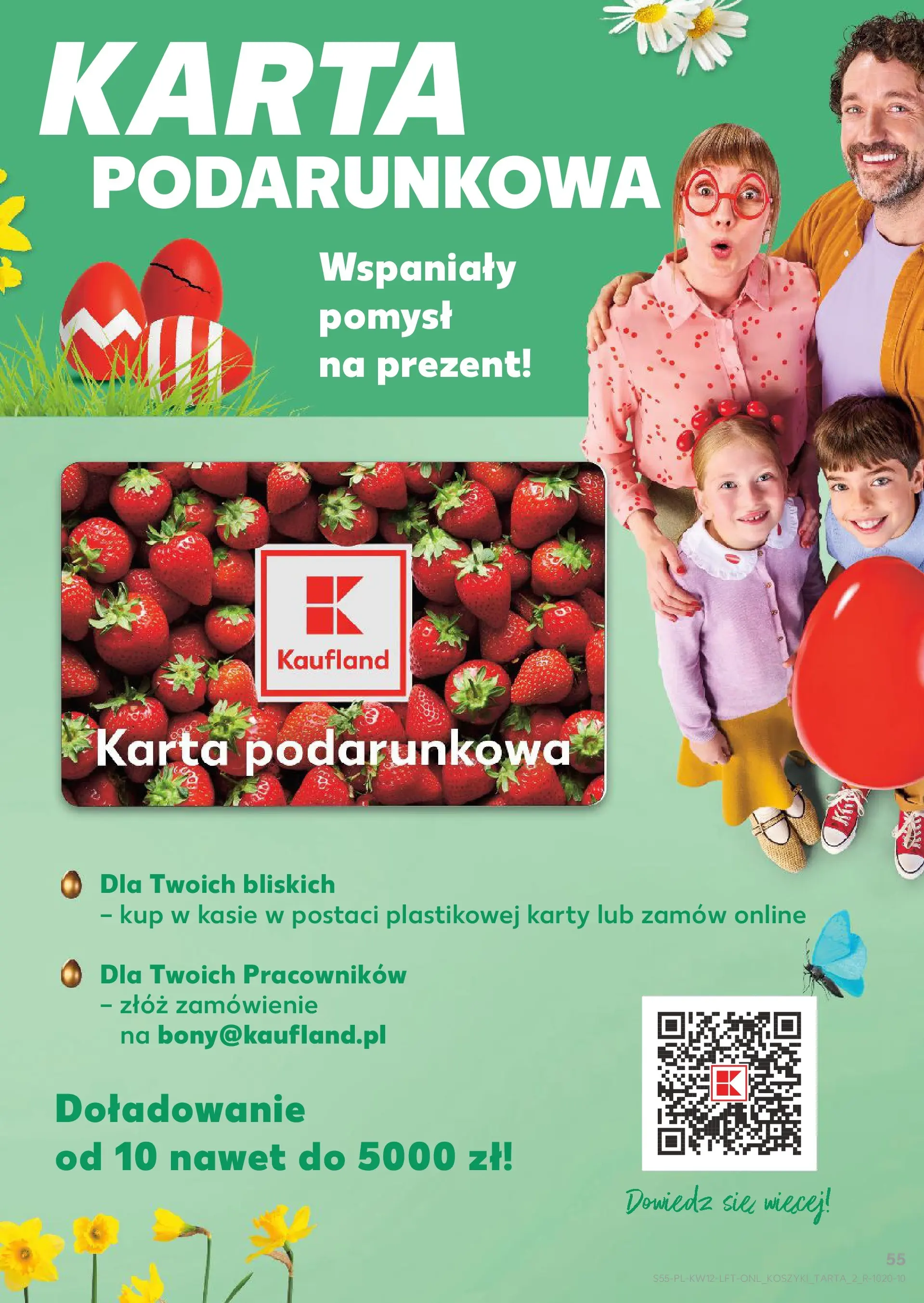Kaufland gazetka od 19.03.2026 - od jutra PDF | Strona: 55 | Produkty: Karta