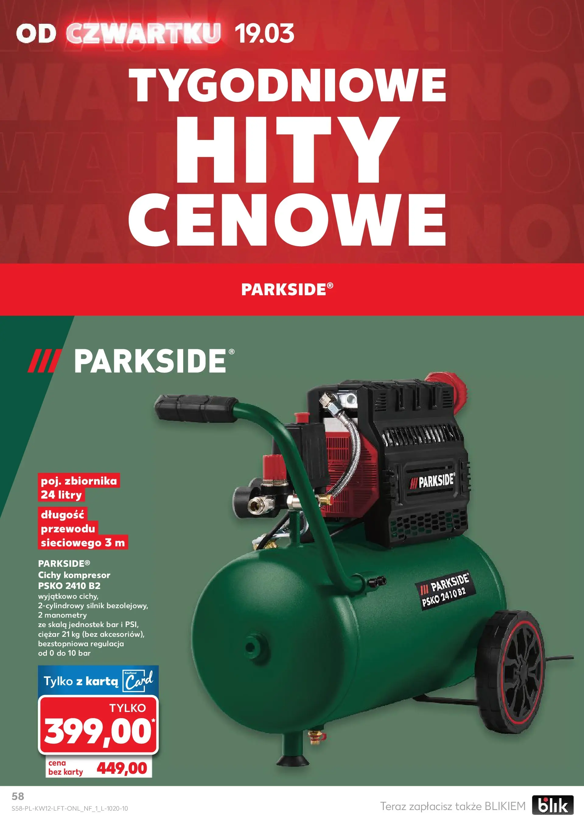 Kaufland gazetka od 19.03.2026 - od jutra PDF | Strona: 58 | Produkty: Karta