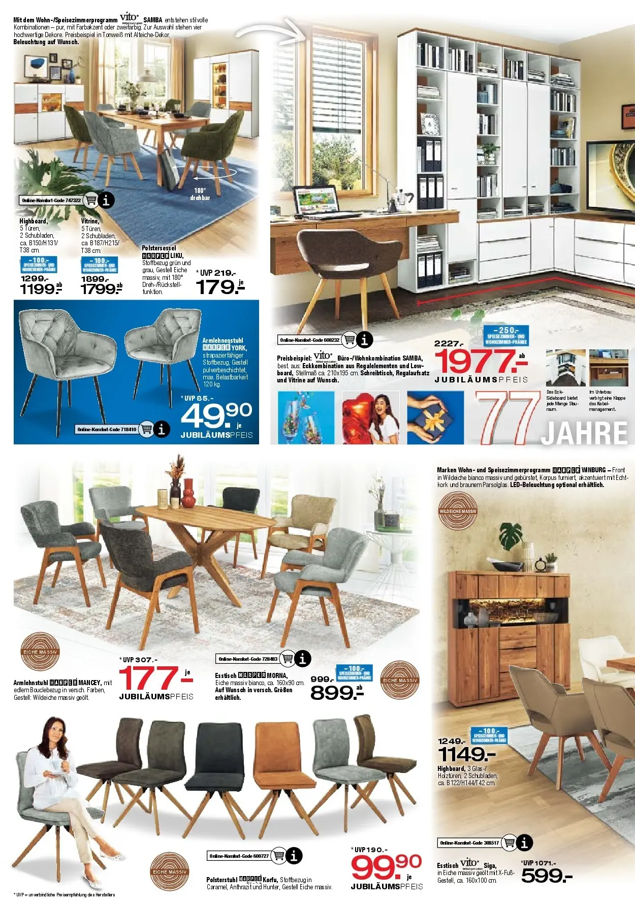 Ostermann - Möbel Ostermann: Neue Möbel wirken Wunder. (ab 20.03.2026) zum Blättern | Seite: 2 | Produkte: Kabel, Sideboard, Esstisch, Vitrine