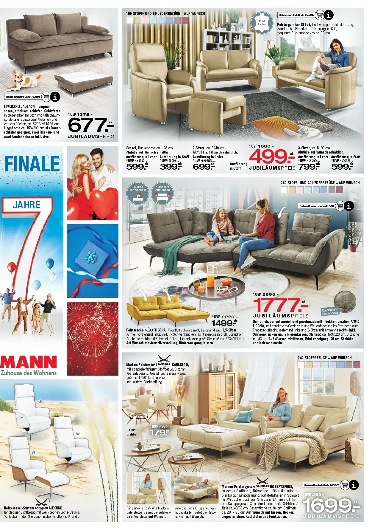 Ostermann - Möbel Ostermann: Neue Möbel wirken Wunder. (ab 20.03.2026) zum Blättern | Seite: 5 | Produkte: Kissen