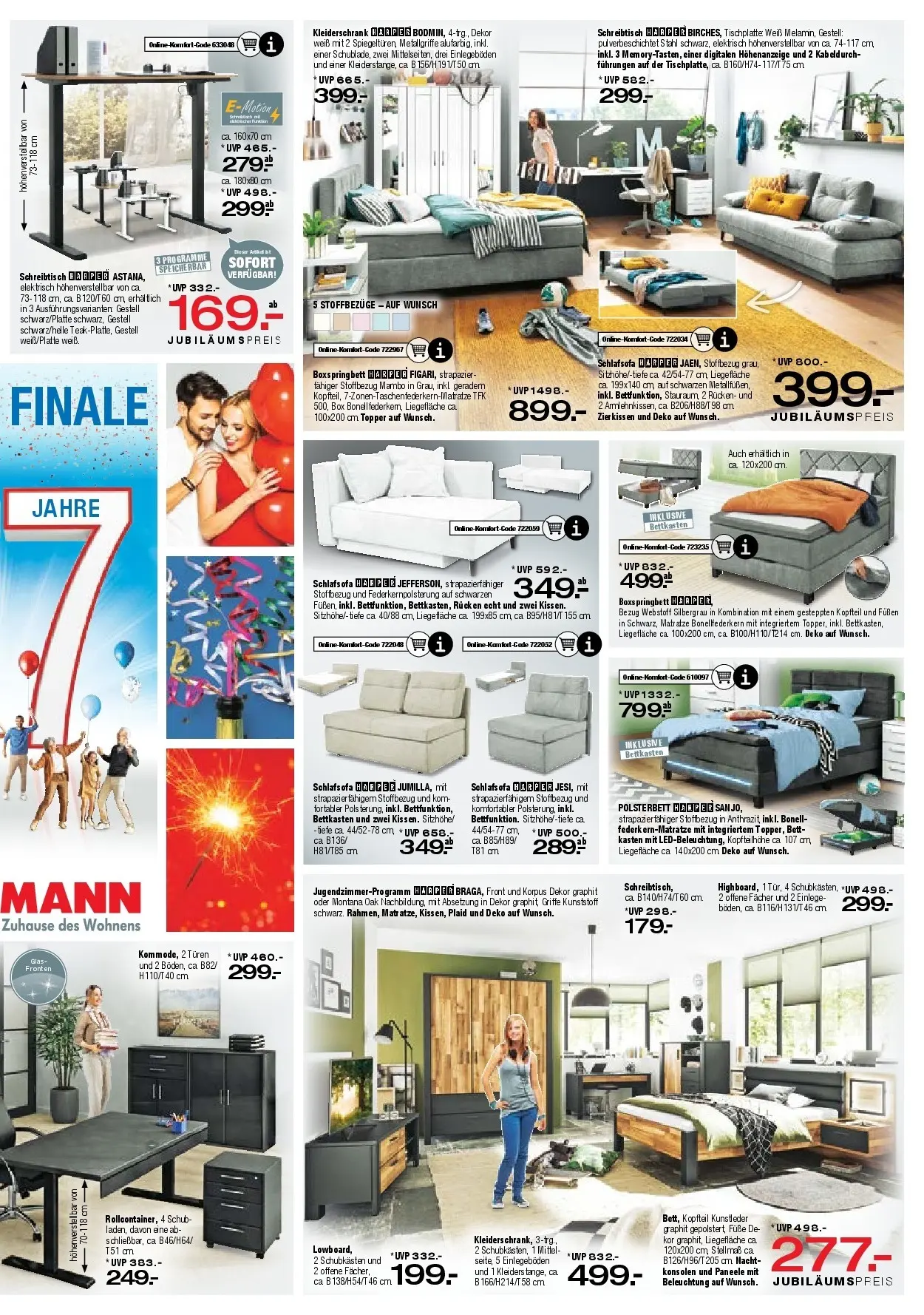 Ostermann - Möbel Ostermann: Neue Möbel wirken Wunder. (ab 20.03.2026) zum Blättern | Seite: 15 | Produkte: Schlafsofa, Boxspringbett, Polsterbett, Box