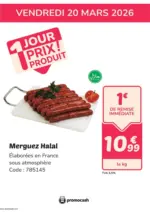 Promocash PROMO merguez Halal - au 20.03.2026