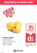 Promocash PROMO golden - au 18.03.2026