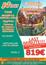Av Tour LAST MINUTE MAGNIFICA BARCELLONA PASQUA - al 06.04.2026
