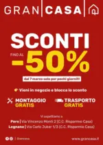 Grancasa Sconti fino al -50% - al 31.03.2026