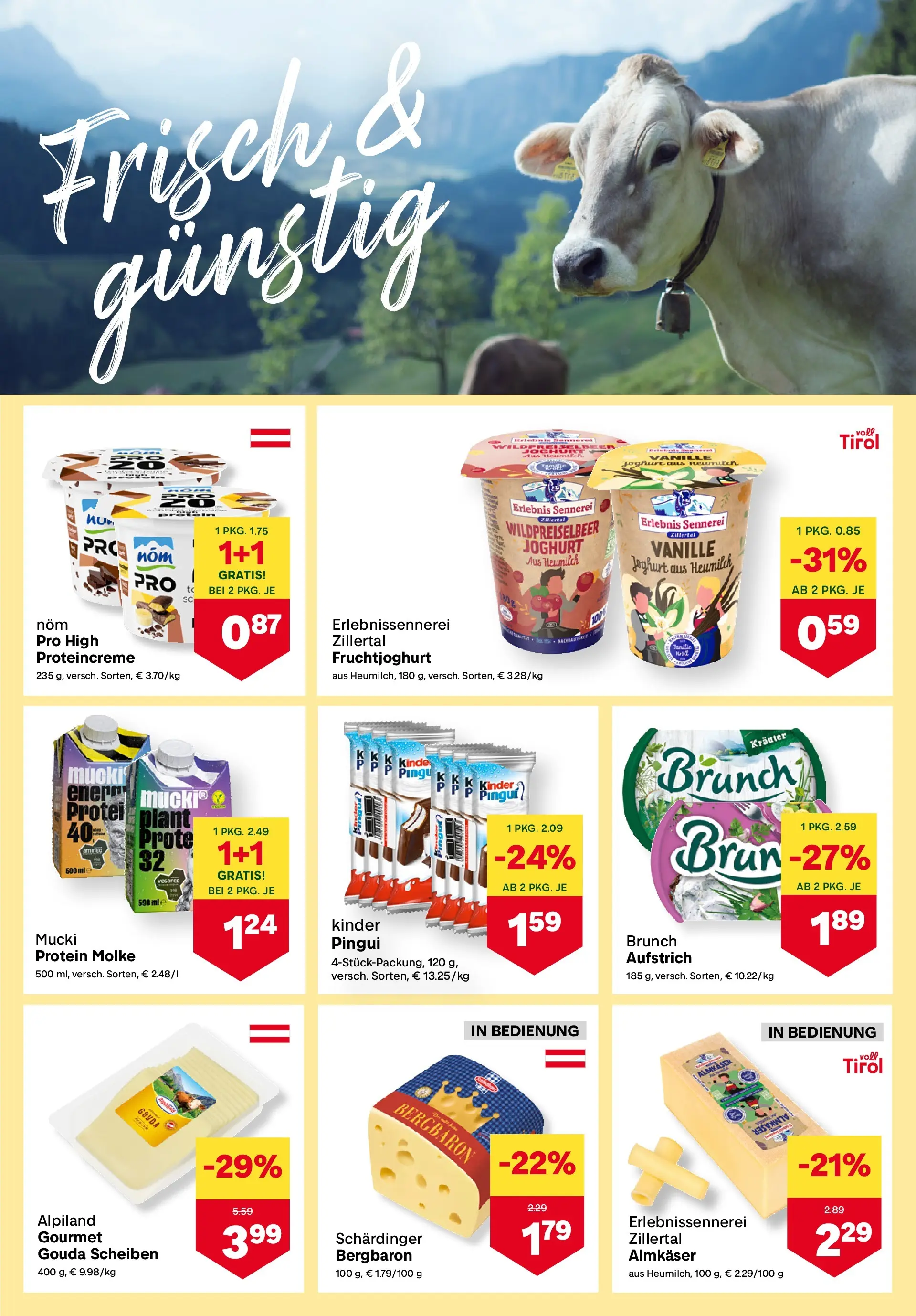 MPREIS St.Gallenkirch von 25.03.2026 - Aktuelle Angebote | Seite: 5 | Produkte: Joghurt