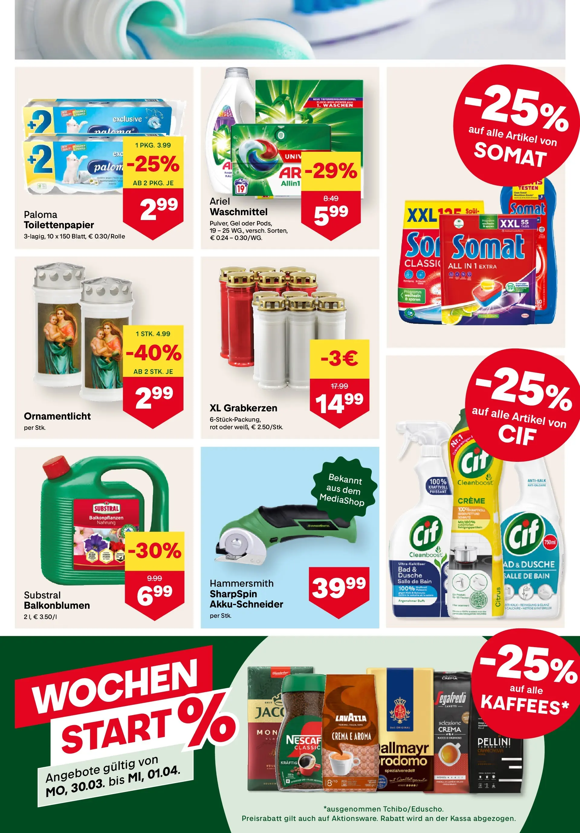 MPREIS St.Gallenkirch von 25.03.2026 - Aktuelle Angebote | Seite: 11 | Produkte: Bad, Dusche, Duft, Creme