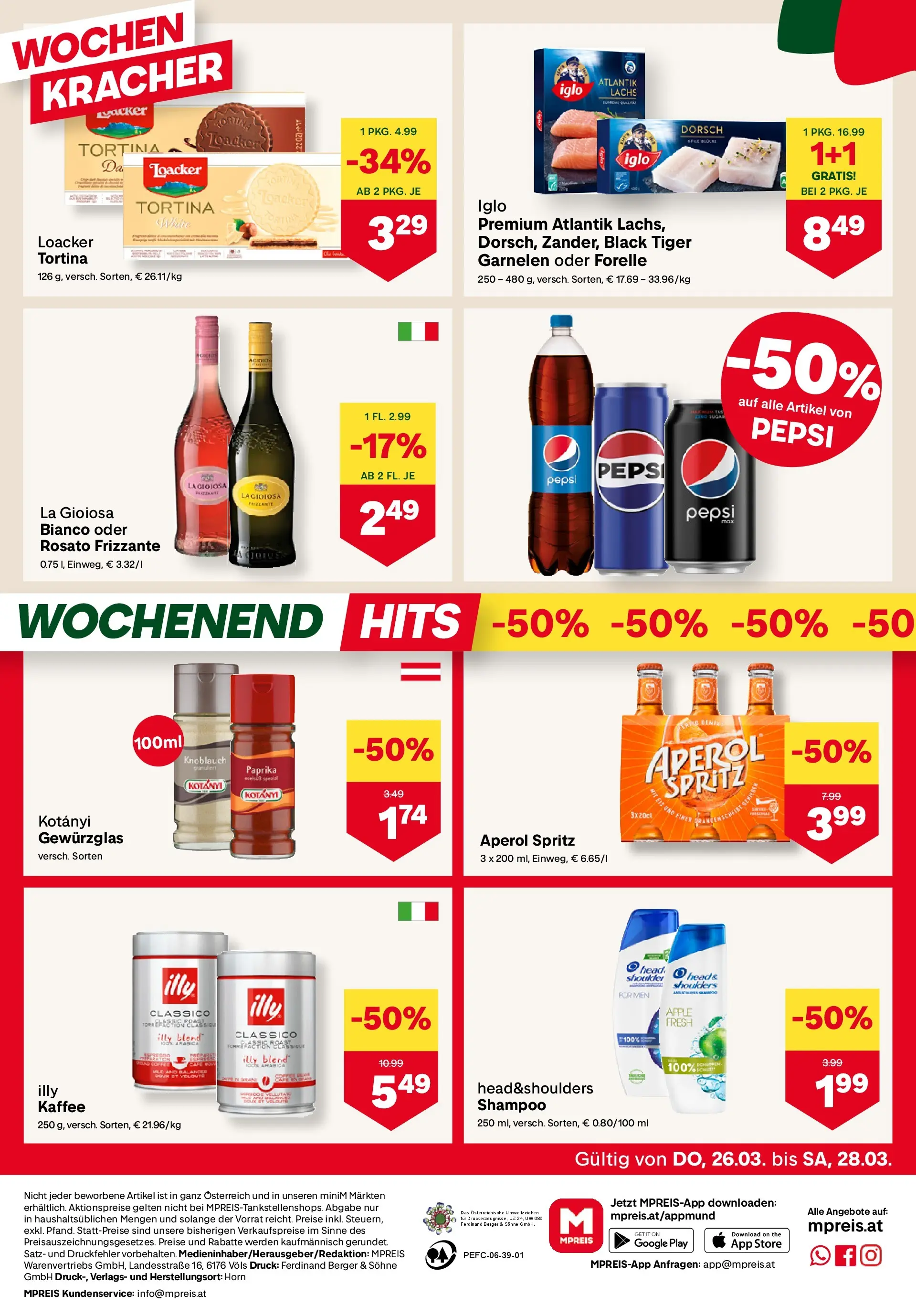 MPREIS St.Gallenkirch von 25.03.2026 - Aktuelle Angebote | Seite: 12 | Produkte: Knoblauch, Apple, Shampoo, Kaffee